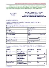 Đề ôn thi học sinh giỏi môn Tiếng Anh Khối 11